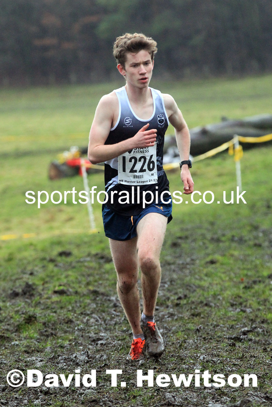 Senior mens 2022 North Eastern Harrier League, Thornley Farm, Peterlee, County Durham. Photo: David T. Hewitson/Sports for All Pics